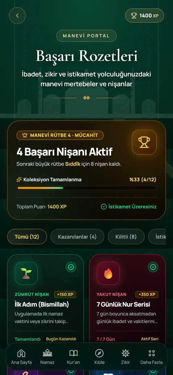 شارات روحية ekranı