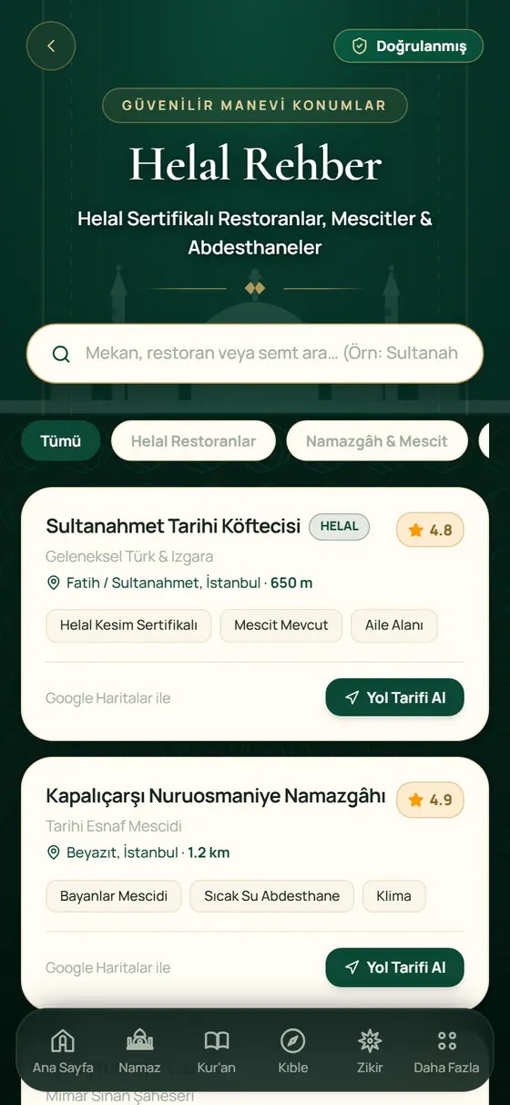 دليل الحياة الحلال ekranı