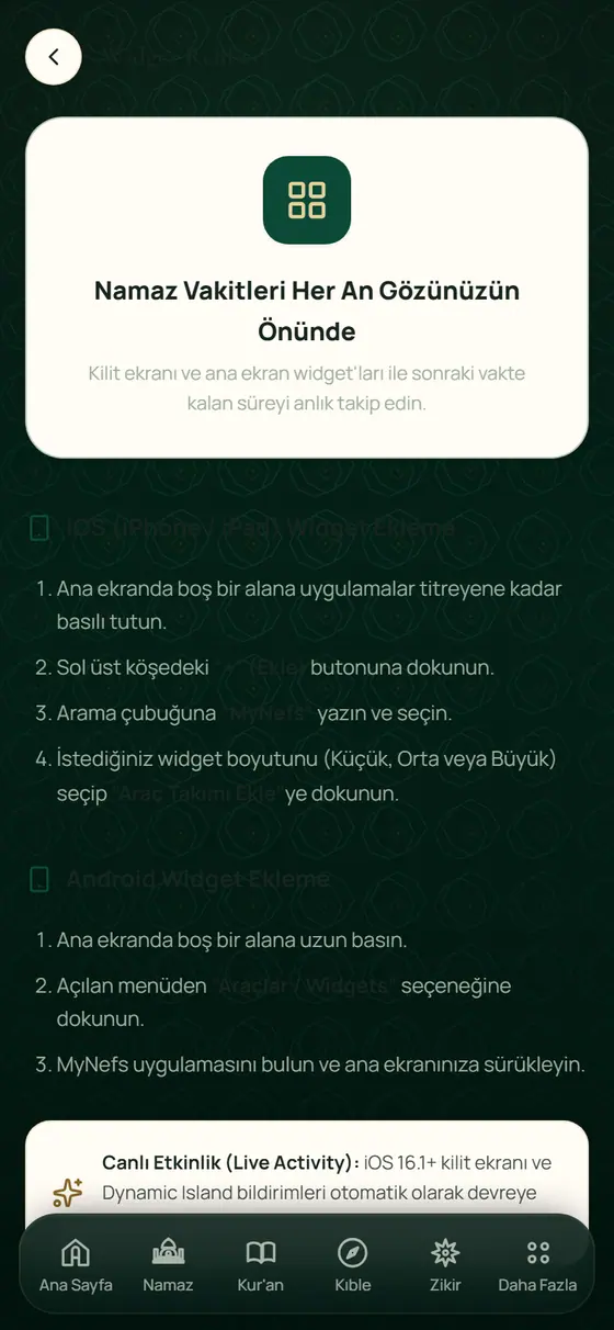 عناصر الشاشة ekranı