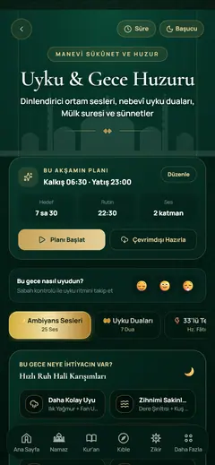 النوم وأصوات الهدوء