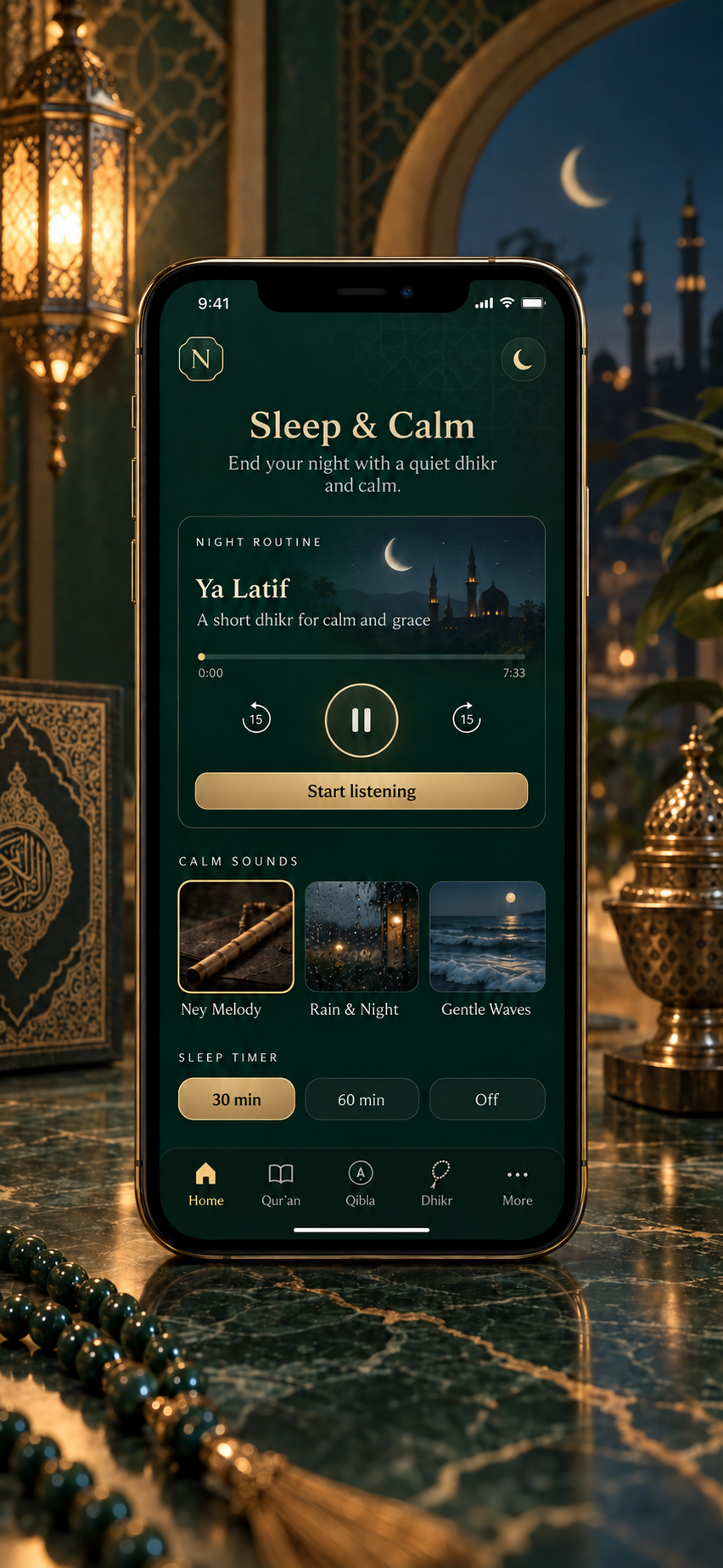 Sleep and calm sounds